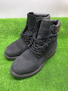 ●Timberland ティンバーランド　レースアップブーツ　ブラック　サイズ23.5センチ　取り切れない汚れあり　中古(u241113_12_20)