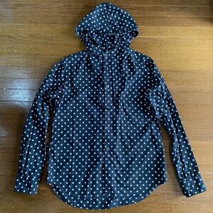 COMME des GARONS BLACK COMME des GARONS フード付ドット柄長袖シャツ