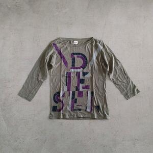 レディース　ディーゼル　プリントTシャツ　DIESEL　プリントT S