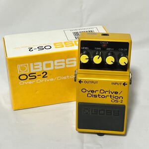 BOSS ボス オーバードライブ/ディストーション OS-2 箱付説明書付き　 エフェクター