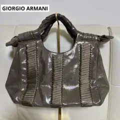 値下げ　美品　GIORGIO ARMANI ジョルジオアルマーニ ハンドバッグ