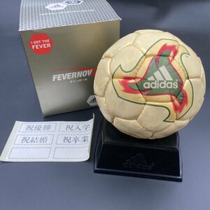 1007O123 2002 FIFA ワールドカップ サインボール2002FIFA WORLD CUP KOREA/JAPAN FEVERNOVAadidas フィーバーノヴァ 日韓 公式試合球 小