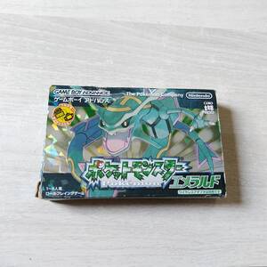 ●ソフト無し　GBA　ポケットモンスター エメラルド[廉価版]　　　箱説のみ　　何本でも同梱可能●