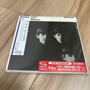 未開封新品 ザ ビートルズ/ウィズ ザ ビートルズ 紙ジャケ SHM-CD 初回限定盤 赤ステッカー UICY-76967