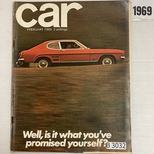 B3032　1969　「CAR」　カー　英国旧車雑誌 英国車 雑誌 旧車　ビンテージ　クラシックカー　自動車