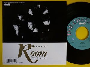 EP◆チェッカーズ/Room/T.G.I.F【1989年盤】7A0960◆THE CHECKERS 藤井郁弥(藤井フミヤ),藤井尚之,ルーム,和モノ,レコード7インチ アナログ