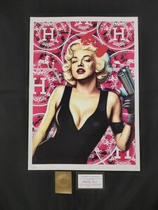 世界限定100枚 DEATH NYC C24 アートポスター アンディウォーホル Andy Warhol マリリンモンロー Marilyn バンクシー Banksy