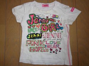 シスタージェニー★JENNI★かわいい白いロゴTシャツ★95