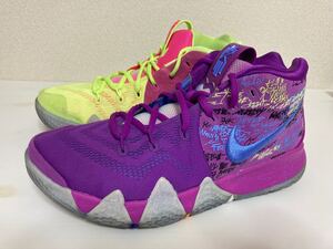 【美品】KYRIE 4 EP CONFETTI AJ1691-900 （マルチカラー/マルチカラー） NIKE