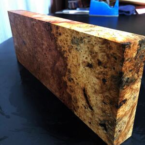 花梨瘤　厚板ブロック　美杢　355×130×35 60サイズ 