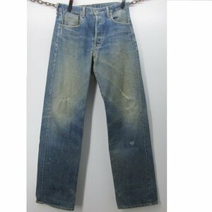 90s Levis リーバイス　赤耳ジーンズ　503 w34 ビッグE　ダメージ　雰囲気良い　アメカジ古着 sy3863