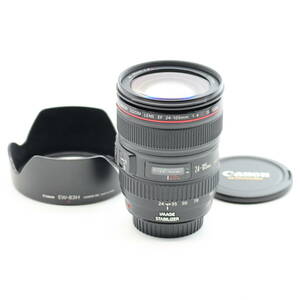 新品級 | Canon キヤノン 標準ズームレンズ EF24-105mm F4L IS USM フルサイズ対応 #3891