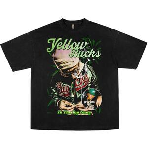 Yellow Bucks Tシャツ ブラック raptee vintage: