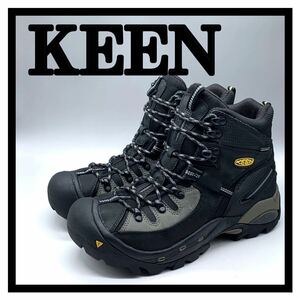 KEEN [キーン] OREGON PCT オレゴン トレッキングブーツ アウトドア ハイカットシューズ KEEN.DRY ブラック 黒 US8.5 26.5cm メンズ