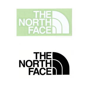 THE NORTH FACE ノースフェース　カッティングステッカー　白黒セット(2枚)　