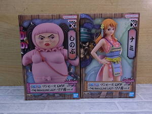 □Fb/583☆【未開封品】バンプレスト BANPRESTO☆ワンピース ONE PIECE☆しのぶ＆ナミ☆2個セット☆THE GRANDLINE LADY ワノ国 vol.8