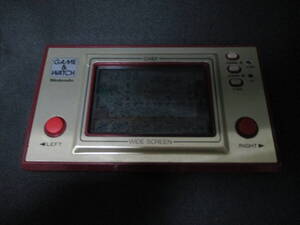 【GW】ゲームウオッチ　シェフ　GAME&WATCH　CHEF（中古）初期動作確認済