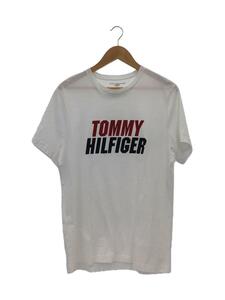 TOMMY HILFIGER◆Tシャツ/M/コットン/WHT/プリント