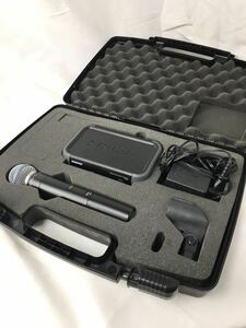 ★SHURE ワイヤレスマイクセット PGX2/SM58+PGX4 ケース付き 