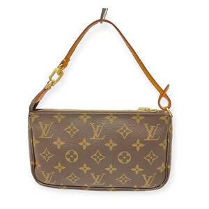 【鑑定品】 LOUIS VUITTON ルイヴィトン モノグラム ポシェット・アクセソワール M51980 ポーチAランク