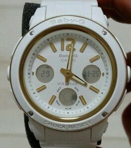 【カシオ】 ベビージー レディース 新品 腕時計 ホワイト 未使用品 BGA-151-7BJF CASIO 女性
