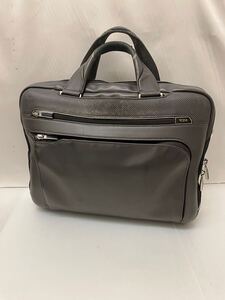 20241203【TUMI】トゥミ Sawyer Brief ブリーフケース バッグ ショルダーバッグ レザー ビジネスバッグ グレー 0955002TP