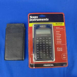 外軽S0055●【動作OK/説明書付】Texas Instruments BA II Plus Financial Calculator 金融電卓