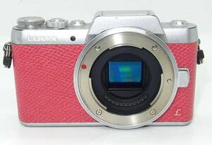 ★美品★ PANASONIC パナソニック LUMIX DMC-GF7 ボディ ピンク #P100