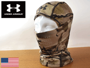 F160《未使用品》UNDER ARMOUR アンダーアーマー【フリーサイズ】 目出し帽 バラクラバ ネックウォーマー 2WAY 通勤 アウトドア