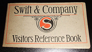 *bktab* 1903 Swift & Company Visitors Reference Book・送料込