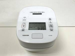 【A349】中古品　TOSHIBA　東芝　圧力IH炊飯ジャー　RC-10VST　ホワイト　1.0L　2018年製　動作確認済