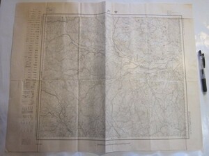 古地図　吉岡　5万分の1地形図◆大正15年◆宮城県