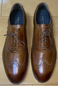 【送料無料】新品・未使用★Cole Haan★コールハーン★ウイングチップ★９W★27ｃｍ