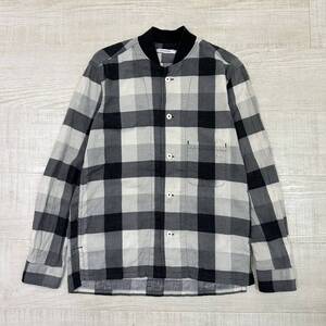 17ss nonnative ノンネイティブ TRAINER SHIRT COTTON NEL BLOCK CHECK PRINT コットンネル ロングスリーブ ブロック チェック シャツ 1