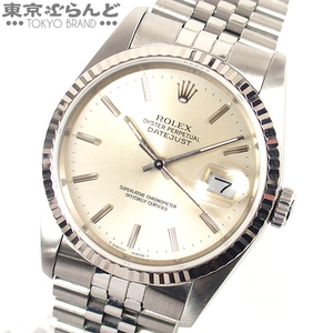 101728456 ロレックス ROLEX デイトジャスト 16234 シルバー SS K18WG ジュビリーブレス 腕時計 メンズ 自動巻 仕上済