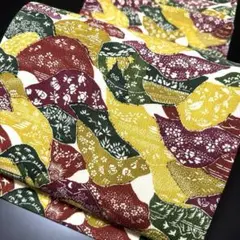 11-180 開き名古屋帯 美品 正絹 着物