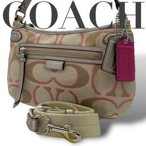 COACH コーチ　ショルダーバッグ　ハンドバッ　2way シグネチャー