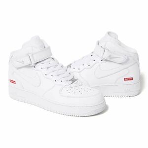 【26.5cm】Supreme Nike Air Force 1 Mid シュプリーム × ナイキ エアフォース1 ミッド FW24 2024fw 新作 white ホワイト 白 fall winter