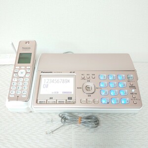 【美品】Panasonic パナソニック　FAX　KX-PZ520（ピンクゴールド）中古インクリボン装填済・モジュラーケーブル付き　親機のみ