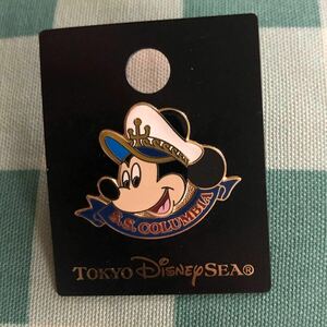 ★【未使用】ディズニーシー　TDS ミッキー SSコロンビア　ピンバッジ　 ミニー　ドナルド 　ピンズ アニバーサリー　 TDL