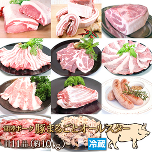 1円【1数】豚肉 まるごと 約10kg ブロック スライス ロース バラ ホルモン もつ 小間 セット フランク 焼肉 バーベキュー 業務用 訳 1円