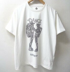 ◆MOUNTAIN RESEARCH マウンテンリサーチ 2022 DANCE Tow Mountaineers アート　 Tシャツ 白 サイズS 美