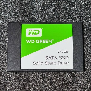 WesternDigtal WD GREEN(WDS240G2G0A-00JH30) 240GB SATA SSD 正常品 2.5インチ内蔵SSD フォーマット済 PCパーツ 動作確認済 250GB 256GB