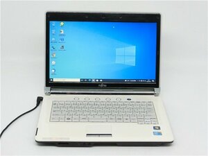 カメラ内蔵/中古ノートパソコンFMV　S/G50　Corei3-M330/14.3型/4GB/大容量500GB/HDMI/無線WIFI/WIN10/DVDスーパーマルチ/office搭載