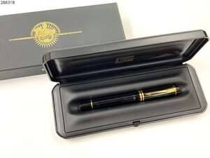 未使用 PARKER パーカー DUOFOLD デュオフォールド ペン先 18K 750 刻印 黒 ゴールド 万年筆 筆記用具 文房具 箱 2883T8-13