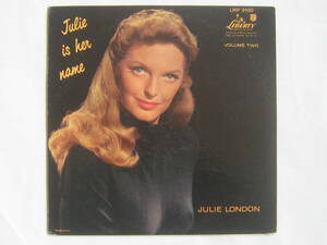 [即決][モノラル][深溝][USオリジナル]■Julie London - Julie Is Her Name Volume II (LRP3100)■ジュリー・ロンドン■[MONO]