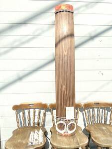貴重　レトロ　伝統和楽器　和琴　琴　十三弦琴　琴柱　全長約170cm　①