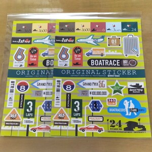 ◆新品 未使用　ボートレース　BOATRACE　オリジナル　ステッカー　シール　セット　競艇　選手　レーサー　グッズ　非売品　まとめて