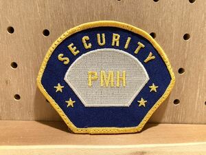 PMH SECURITY ワッペン アメリカ 企業物 アメリカン雑貨