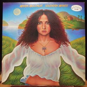 【CF162】MARIA MULDAUR「Southern Winds (サザン・ウィンド)」, 78 JPN 白ラベル見本盤/初回盤　★カントリー・ブルース/ロック